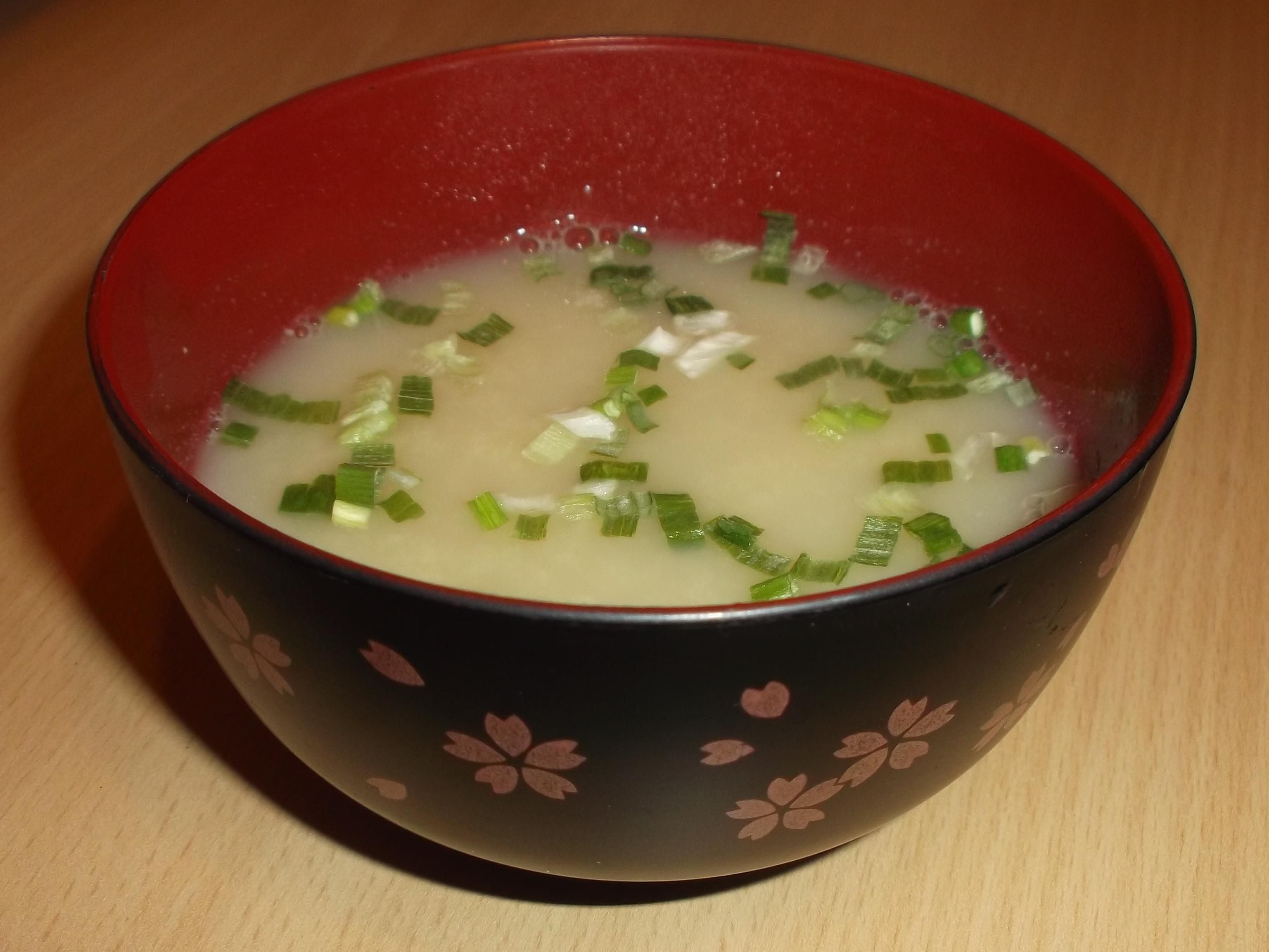 La soupe miso, un grand classique.